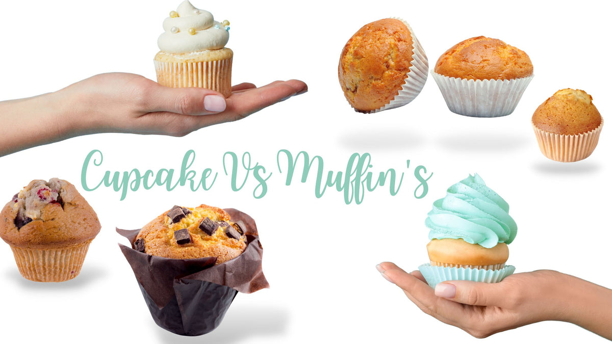 Quelle est la différence entre les muffins et les cupcakes