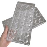 Chocolat<br/>Moule truffe en polycarbonate