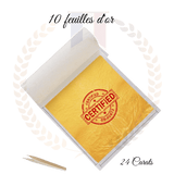 Feuille d'or Alimentaire