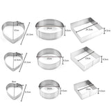 Matériel Pro<br/>Cercle à Gâteau(inox)