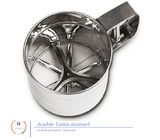 Matériel Pro<br/>Double Tamis à farine manuel