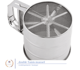 Matériel Pro<br/>Double Tamis à farine manuel