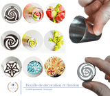 Matériel Pro<br/>Douilles fleurs et layer cake