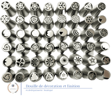 Matériel Pro<br/>Douilles fleurs et layer cake