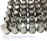 Matériel Pro<br/>Douilles fleurs et layer cake