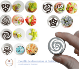 Matériel Pro<br/>Douilles fleurs et layer cake