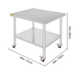 Table inox Professionnel