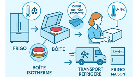 Quelle est la meilleure façon de transporter un entremets