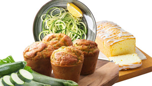Gâteau courgette-citron-noix : moelleux sans sucre raffiné
