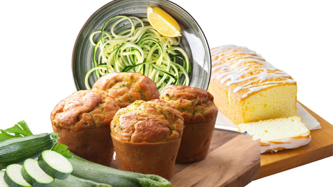 Gâteau courgette-citron-noix : moelleux sans sucre raffiné