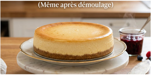L'Astuce pour un Cheesecake qui ne Craque pas (Même Après Démoulage)