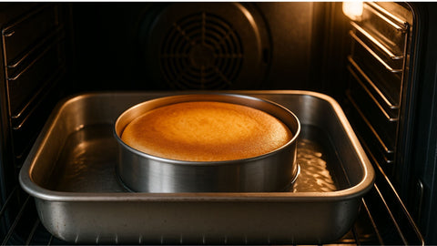 Peut-on cuire un gâteau au bain-marie sans four