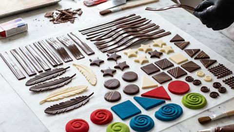 des décoration en chocolat