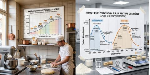 Hydratation Pâte en Pâtisserie – Ratios Scientifiques pour Textures Parfaites