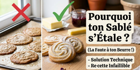 Pourquoi ton Sablé s'Étale ? (La Faute à ton Beurre !) Solution et Recette