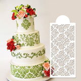 Cake design<br/>Pochoirs Dentelles Fleurs