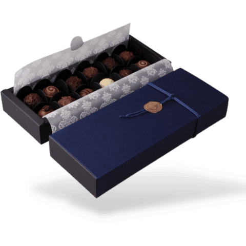 Emballage<br/>Écrin Noir Chocolat Grand Cru