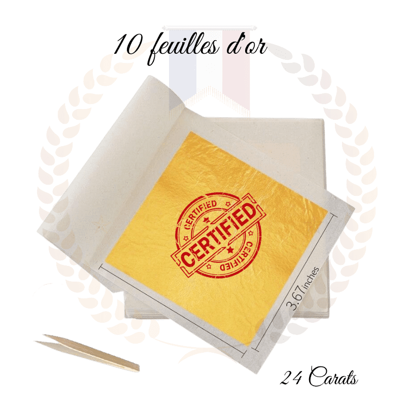 VBESTLIFE feuille d'or alimentaire Papier de feuille d'or en bouteille VBESTLIFE feuille d'or alimentaire Papier de feuille d'or en bouteille