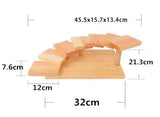 Japanese wooden wood Cuisine Sushi Bridge Boats Pine Creative Sushi Sashimi plate Platter Sushi Tableware Decoration Ornament