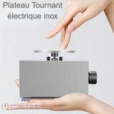 Plateau tournant motorisé pour pâtisserie et chocolat ecoledepatisserie-boutique®
