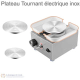 Plateau tournant motorisé pour pâtisserie et chocolat ecoledepatisserie-boutique®