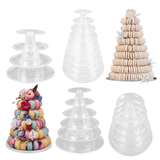 Différentes présentoir forme pyramide pour macarons⎪ecoledepatisserie-boutique®