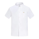 Veste de cuisine professionnelle – Blanc, Gris et Noir