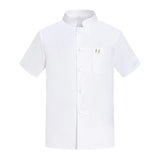Veste de cuisine professionnelle – Blanc, Gris et Noir